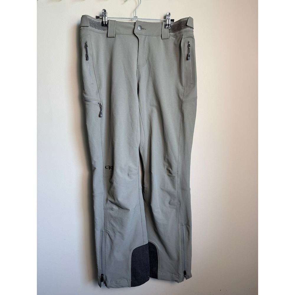 Outdoor Research Women Gray Cirque Pant L Hiking Mountaineering Gorpcore Utility
